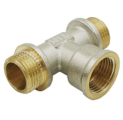 Тройник   1/2” ш/г/ш (никель) Tim (Zeissler)