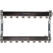 Коллектор для радиаторной разводки  8 выходов (нерж. сталь) Rommer