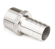 Штуцер для шланга нержавеющий 2”x40 НР (AISI 304)