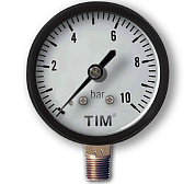 Манометр радиальный DN 50, 0..10 бар, G-1/4” TIM