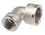 Уголок переходной  3/4”х1/2” г/г (никель) Tim