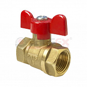 Кран шаровой  1/2” г/г, бабочка 11Б27фт1М Valfex