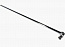 Угольник с хромированной трубкой прямой 16х15 мм, 70 см