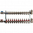 Коллекторная группа с расходомерами в сборе 1”х3/4” 13 выходов STOUT