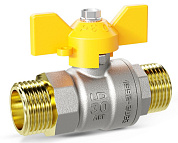 Кран шаровой газовый   1/2” ш/ш, бабочка LD Pride 47.15.Н-Н.Б.GAS