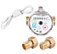 Счётчик воды универсальный ЭКО НОМ СВ-15-110И+КМЧ-15-ОК (импульсный выход, обратный клапан)