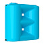 Бак для воды Combi W-1500 (синий) с поплавком Миасс