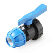 Кран шаровой ПЭ 20х1/2” ВР Tebo
