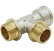 Тройник   1/2” г/ш/ш (никель) Tim (Zeissler)