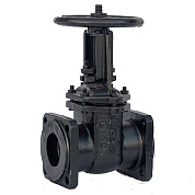 Задвижка чугунная 30ч6бр LT DN 200 PN 10 с паралл. затвором, ЛМЗ