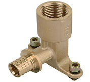 Уголок аксиальный настенный с длинным патрубком 16х1/2” ВР, Tim